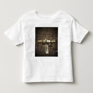 T-shirt Pour Les Tous Petits Un équipage de réparation de route place une cro