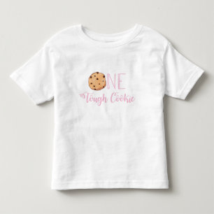 T-shirt Pour Les Tous Petits Un gâteau coriace Cookie rose Anniversaire