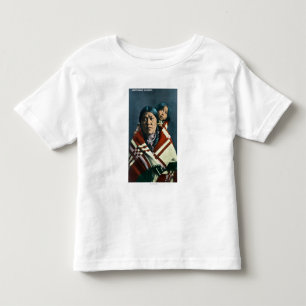 T-shirt Pour Les Tous Petits Un Indien Madonna de corneille et enfant