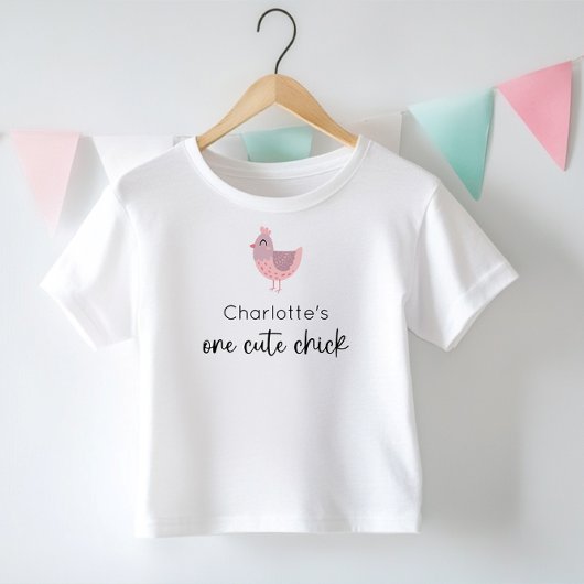 T-shirt Pour Les Tous Petits Un joyeux anniversaire de poussin mignon