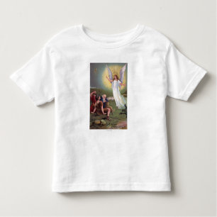 T-shirt Pour Les Tous Petits Un joyeux ChristmasAngel avant les bergers