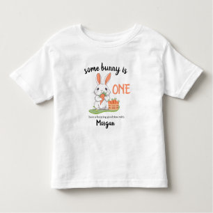 T-shirt Pour Les Tous Petits Un Lapin Est Un Garçon Filles 1Er Anniversaire