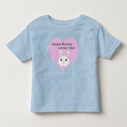 T-shirt Pour Les Tous Petits Un Lapin T'Aime (Devant)