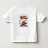 T-shirt Pour Les Tous Petits Un mignon petit singe (Dos)