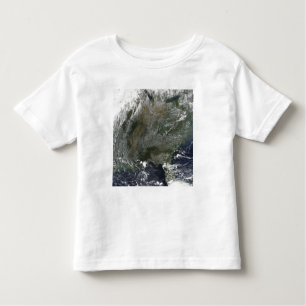 T-shirt Pour Les Tous Petits Un motif de nuages à haute pression comme une roue