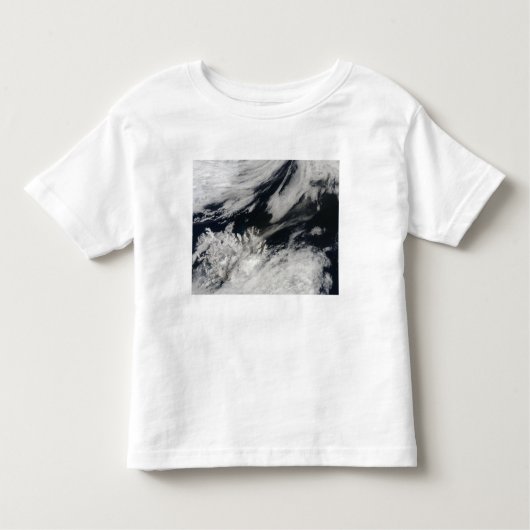 T-shirt Pour Les Tous Petits Un panache gris pâle souffle du sommet (Devant)