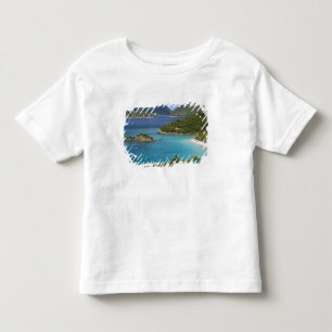 T-shirt Pour Les Tous Petits Un paysage de Caneel Bay depuis une route à St. Jo