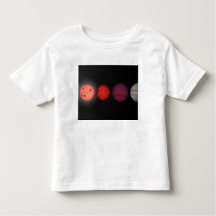 T-shirt Pour Les Tous Petits Un rendu d'artiste comparant nains bruns