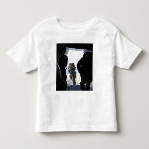 T-shirt Pour Les Tous Petits Un soldat exécute un saut de statique-line