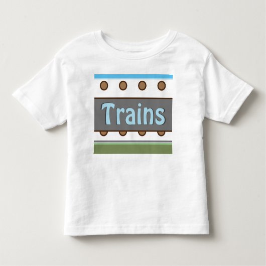 T-shirt Pour Les Tous Petits Un thé pour trains (Devant)