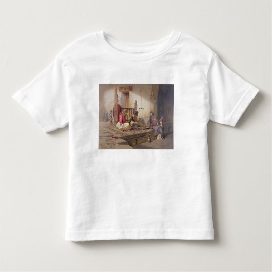T-shirt Pour Les Tous Petits Un tisserand en Esna, une de 24 illustrations (Devant)