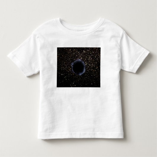 T-shirt Pour Les Tous Petits Un trou noir dans une grappe globale (Devant)