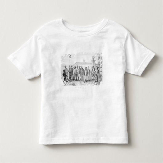 T-shirt Pour Les Tous Petits Une bande de prison de gouvernement (Devant)