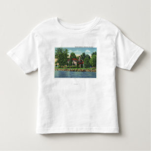 T-shirt Pour Les Tous Petits Une belle résidence de lac Chautauqua