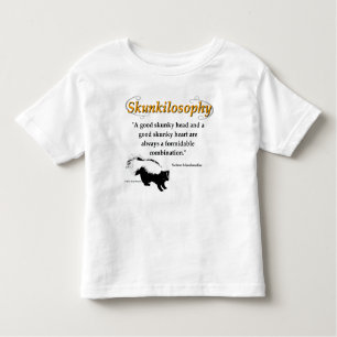 T-shirt Pour Les Tous Petits Une bonne tête de skunky et un bon coeur de skunky