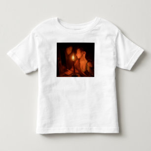 T-shirt Pour Les Tous Petits Une dame admirant une oreille aux chandelles