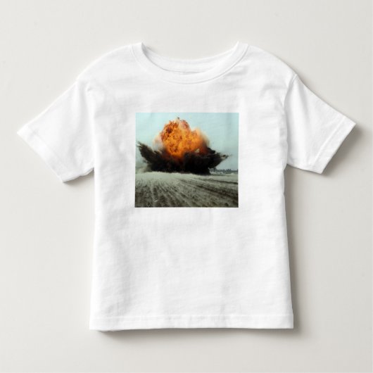 T-shirt Pour Les Tous Petits Une explosion éclate (Devant)