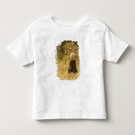 T-shirt Pour Les Tous Petits Une fille qui récolte le foin, 19e siècle (Devant)