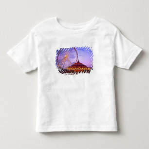 T-shirt Pour Les Tous Petits Une grande roue et un carrousel au Navy Pier à