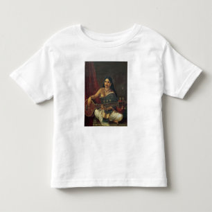 T-shirt Pour Les Tous Petits Une jeune femme avec une veena