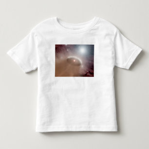 T-shirt Pour Les Tous Petits Une O-étoile juste derrière une jeune, plus