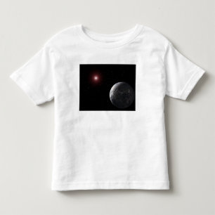 T-shirt Pour Les Tous Petits Une planète glacée/rocheuse orbitant autour d'un