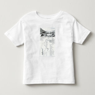T-shirt Pour Les Tous Petits Une vue de perspective de lac George