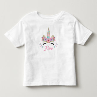 T-shirt Pour Les Tous Petits Unicorn Anniversaire
