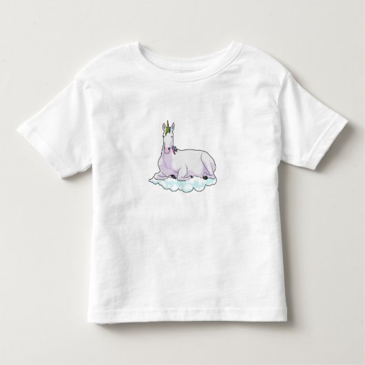 T-shirt Pour Les Tous Petits Unicorn on cloud (Devant)