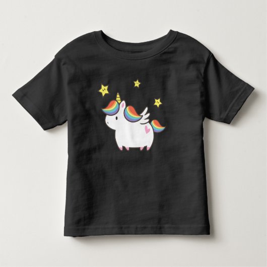 T-shirt Pour Les Tous Petits Unicorn Pony (Devant)