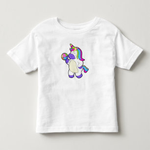T-shirt Pour Les Tous Petits Unicorne avec volleyball