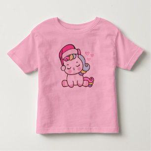 T-shirt Pour Les Tous Petits Unicorne de Noël