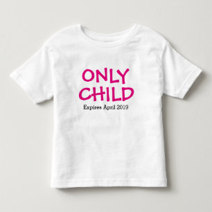 T-shirt Pour Les Tous Petits Uniquement enfant personnalisé