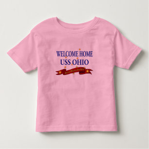 T-shirt Pour Les Tous Petits USS à la maison bienvenu Ohio