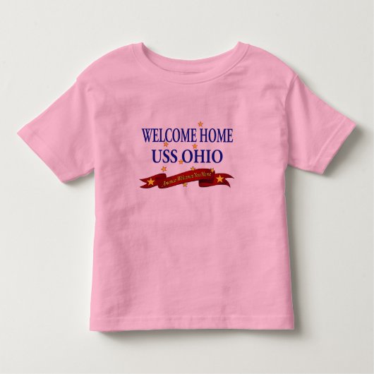 T-shirt Pour Les Tous Petits USS à la maison bienvenu Ohio (Devant)