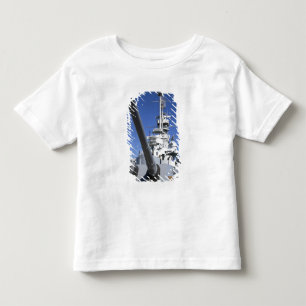 T-shirt Pour Les Tous Petits USS Alabama Cuirassé à la mémoire du cuirassé