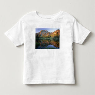 T-shirt Pour Les Tous Petits UTAH. ÉTATS-UNIS. Mt. Magog reflété dans White Pin
