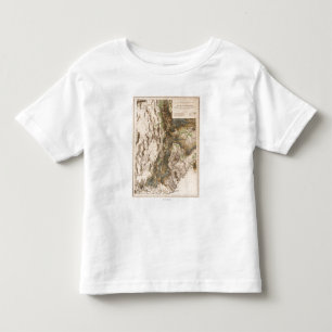 T-shirt Pour Les Tous Petits UtahPanoramic MapUtah
