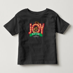 T-shirt Pour Les Tous Petits Vacances Noël Joie à l'écureuil