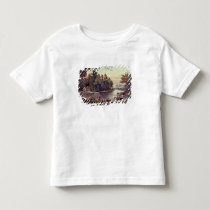 T-shirt Pour Les Tous Petits Vaches sur le rivage d'un lac