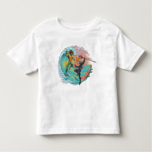T-shirt Pour Les Tous Petits Vague marémotrice Aquaman & Black Manta