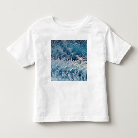 T-shirt Pour Les Tous Petits Vagues bleu océan (Devant)