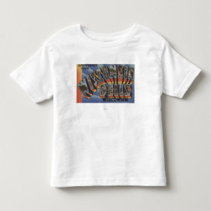 T-shirt Pour Les Tous Petits Vallons du Wisconsin, le Wisconsin - grandes