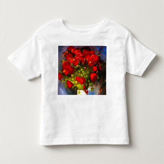 T-shirt Pour Les Tous Petits Van Gogh Red Poppies (Devant)