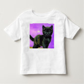 T-shirt Pour Les Tous Petits Van Gogh Style Cat (Devant)