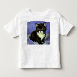 T-shirt Pour Les Tous Petits Van Gogh Tuxedo Kitten