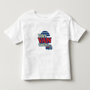 T-shirt Pour Les Tous Petits VANtastic Red Cream Blue Edition