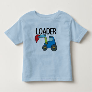 T-shirt Pour Les Tous Petits Véhicule de construction de chargeur