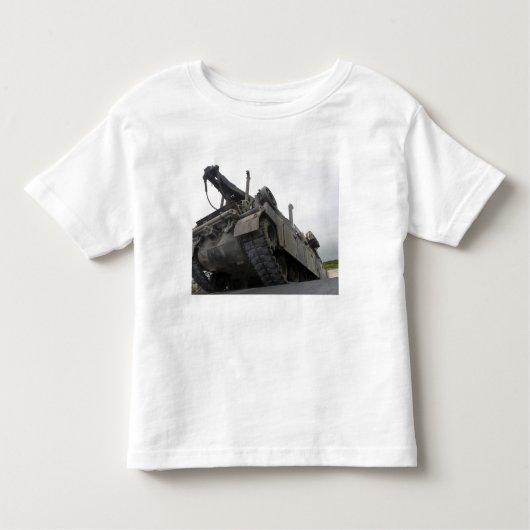 T-shirt Pour Les Tous Petits Véhicule de récupération Hercules M88A2 (Devant)