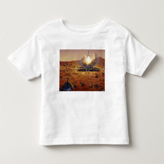 T-shirt Pour Les Tous Petits Véhicule Mars ascendant (Devant)